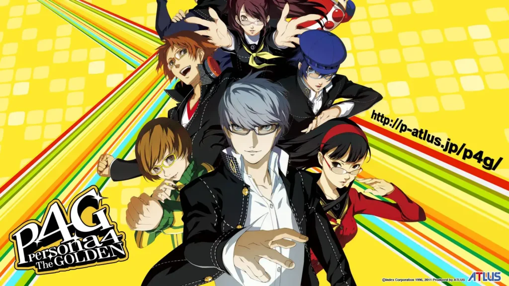 گروه شخصیتهای اصلی بازی نقشآفرینی Persona 4 Golden